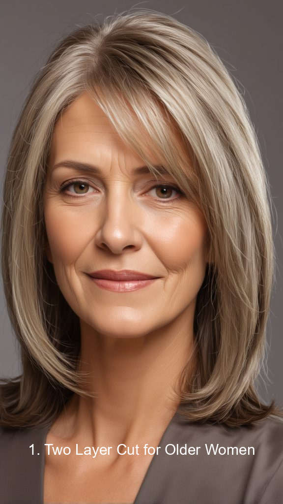 1. Two Layer Cut for Older Women