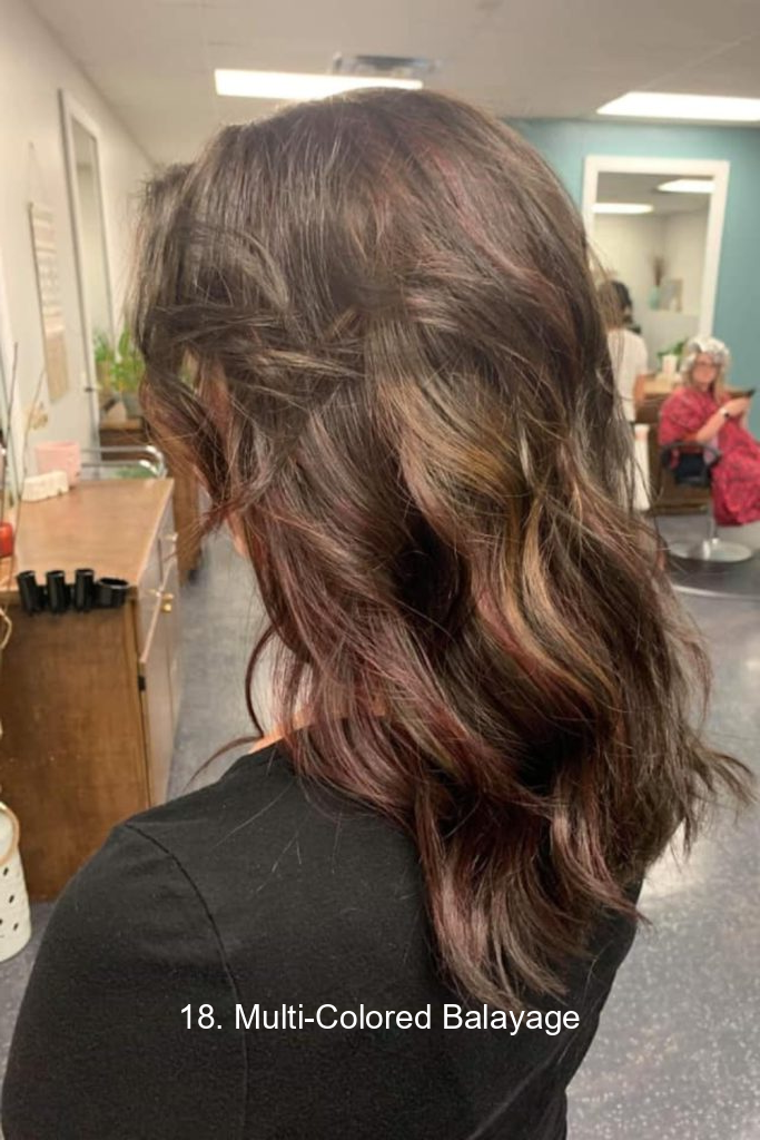 18. Multi-Colored Balayage