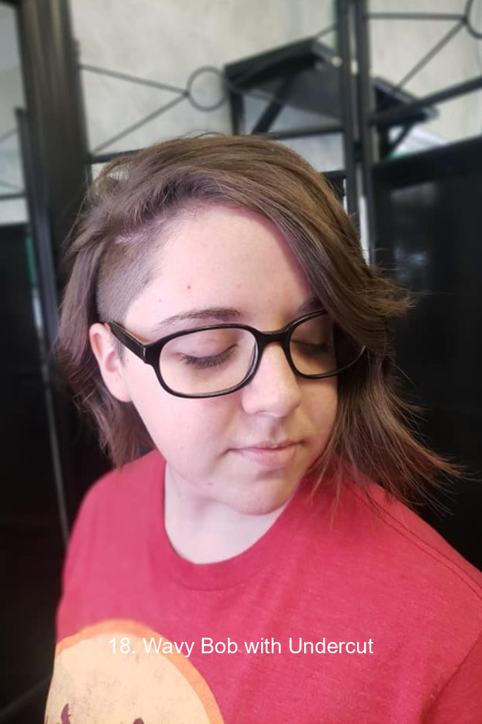 18. Wavy Bob with Undercut