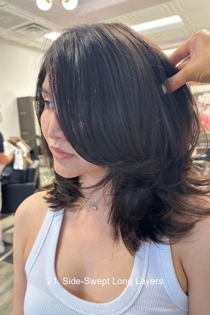 21. Side-Swept Long Layers