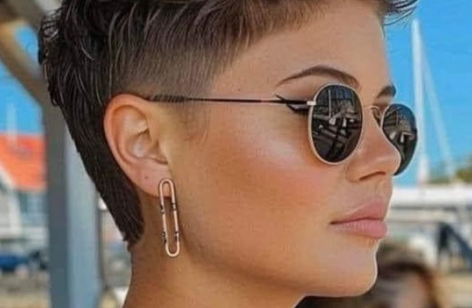 40. Edgy Undercut with Voluminous Top