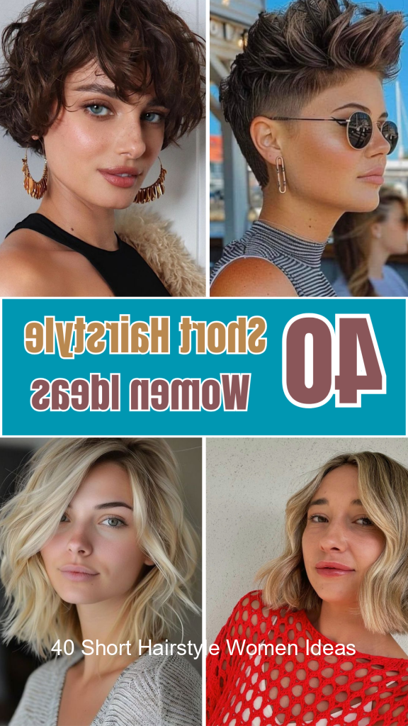 40 Short Hairstyle Women Ideas