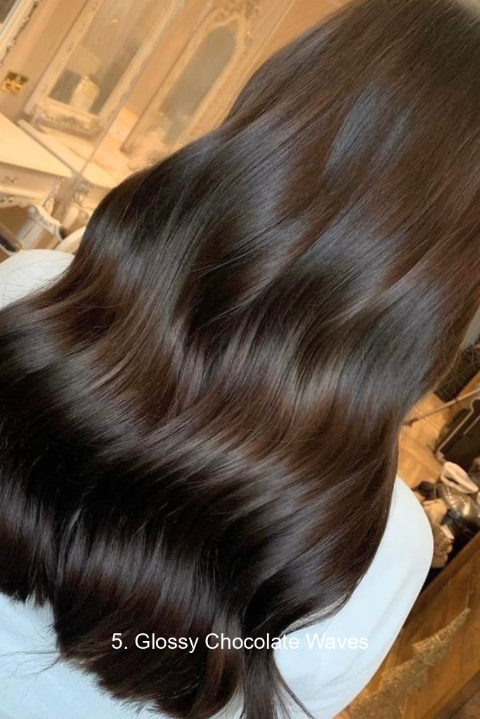 5. Glossy Chocolate Waves