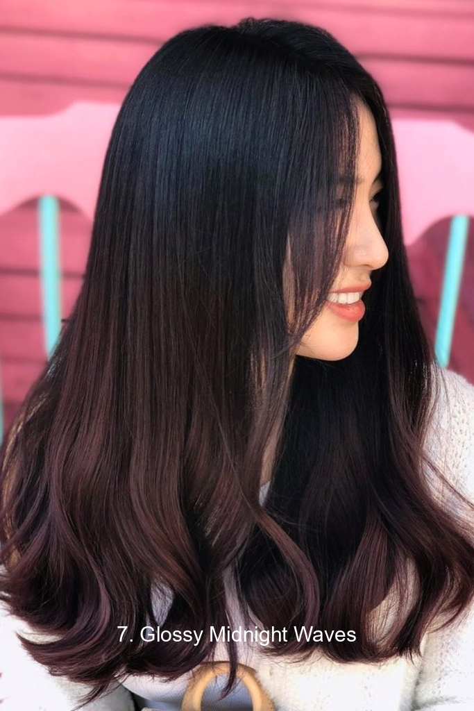 7. Glossy Midnight Waves