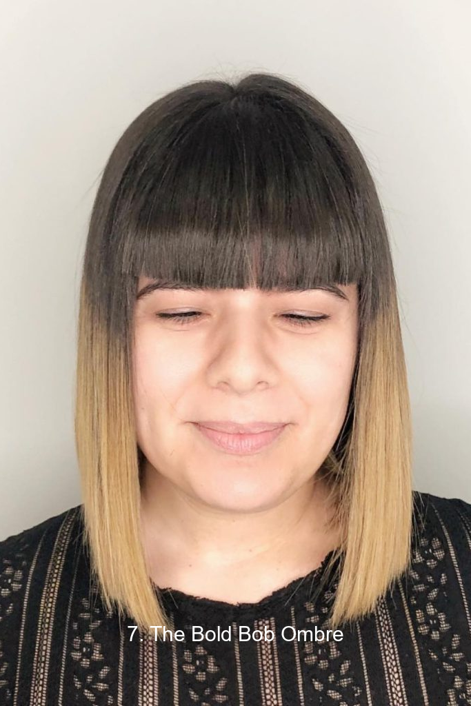 7. The Bold Bob Ombre