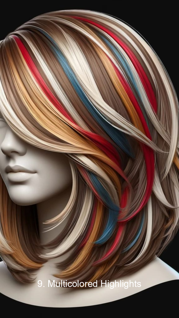 9. Multicolored Highlights